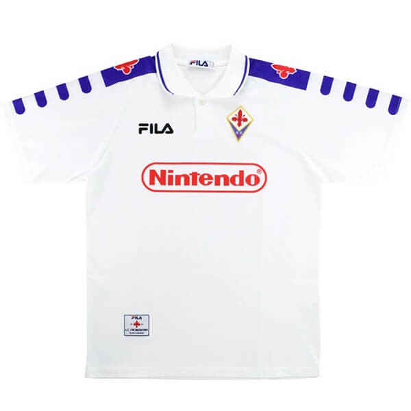 Authentic Camiseta Fiorentina FILA 2ª Retro 1998 1999 Blanco